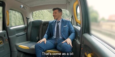 Female Fake Taxi - This guy gets lucky with a horny female taxi driver